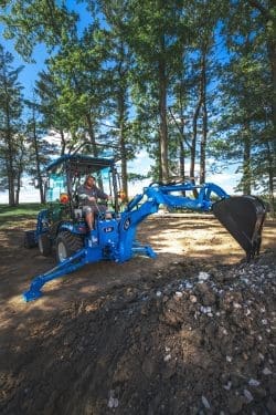 MT225s with Cab digging