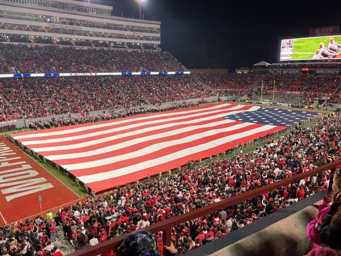 Touchdowns and Tributes: Veterans Day Celebration on the Field